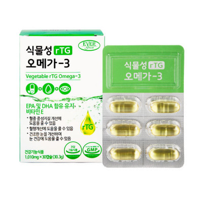 에버그린 식물성 알티지오메가3 1,010mg X 30캡슐